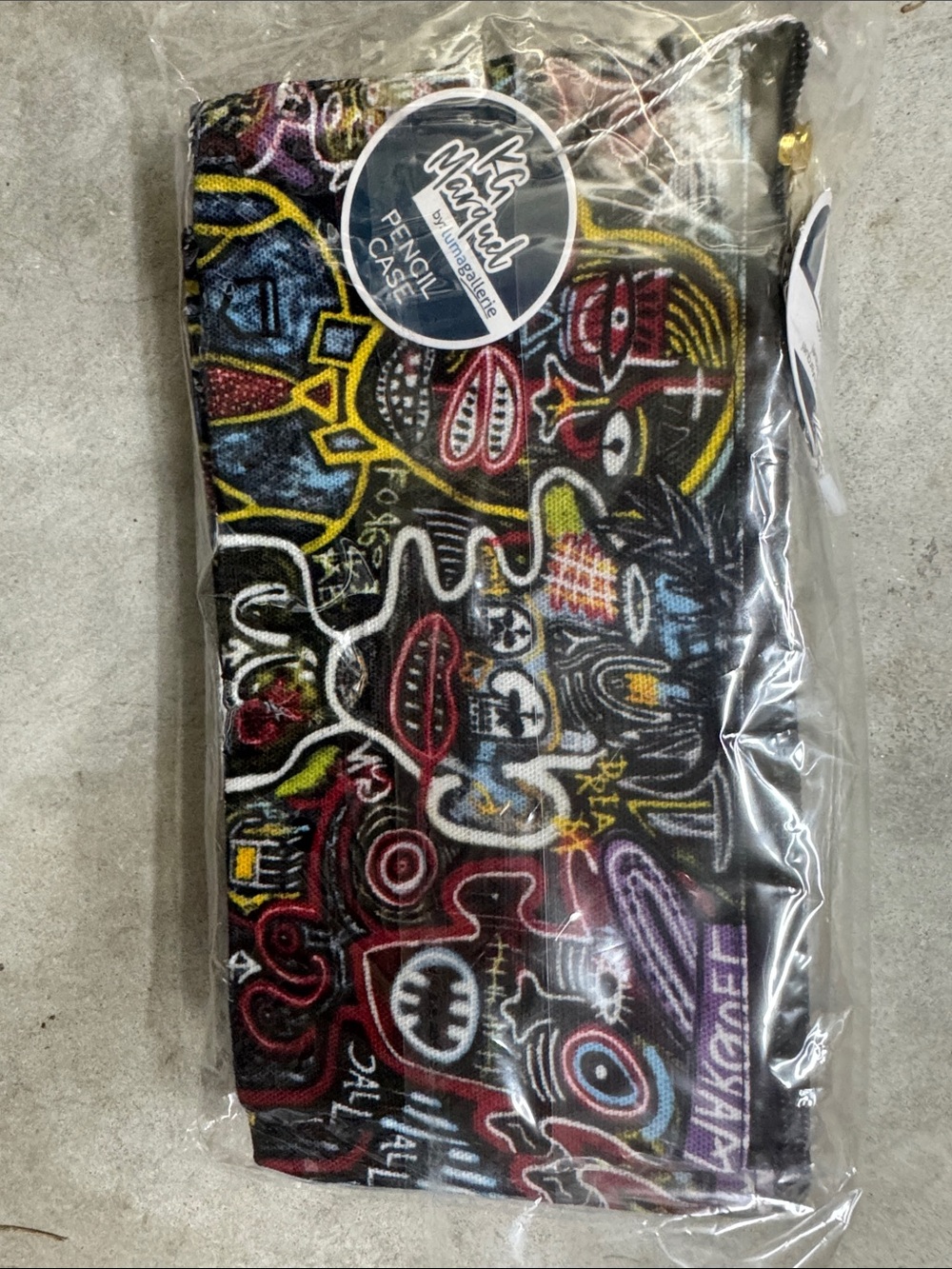 Graffiti set of 5 pencil pouch